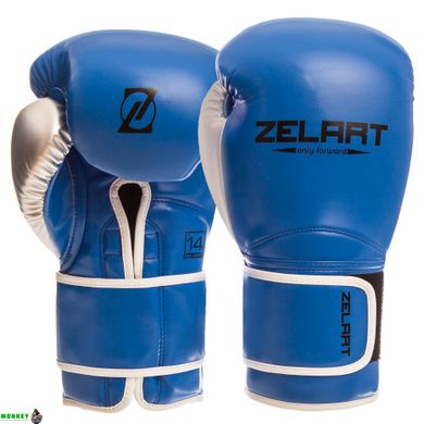 Боксерські рукавиці Zelart BO-1384 10-14 унцій кольори в асортименті