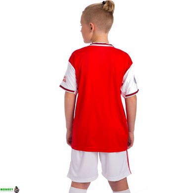 Форма футбольная детская с символикой футбольного клуба ARSENAL домашняя 2020 SP-Planeta CO-0958 6-14 лет белый-красный
