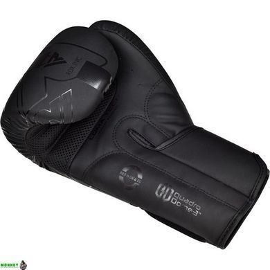 Боксерские перчатки RDX F6 Kara Matte Black 6 унций (капа в комплекте)