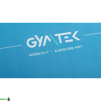 Килимок (мат) для фітнесу та йоги Gymtek NBR 1,5см голубий