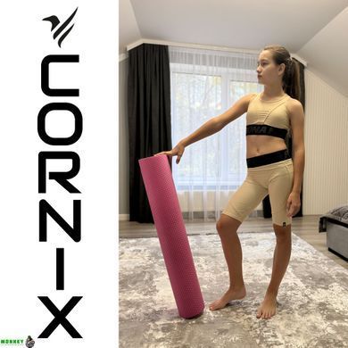 Массажный ролик Cornix EVA+ 90 x 15 см (валик, роллер) XR-0313 Pink