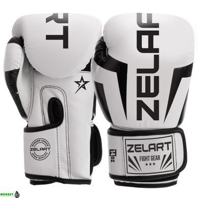 Перчатки боксерские Zelart BO-5698 Черный 6 унций