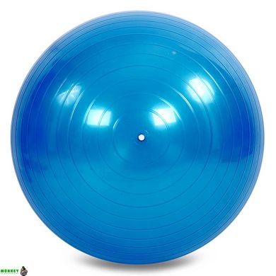 М'яч для фітнесу фітбол з еспандером и ремнем для крепления PRO-SUPRA FI-0702B-75 75см кольори в ассортименті