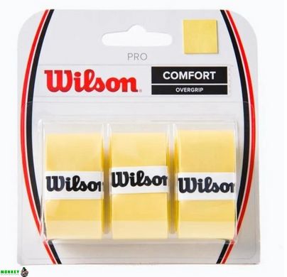 Обмотка Wilson pro overgrip yellow 3pack