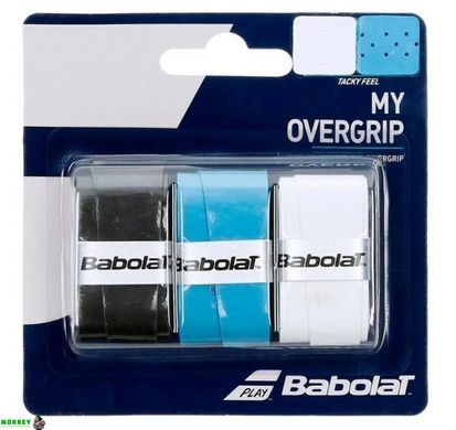 Обмотка Babolat My overgrip X 3 black/blue/white