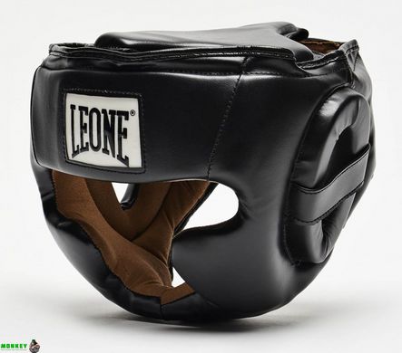 Боксерский шлем Leone Junior Black XS