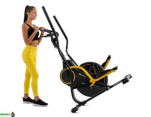 Орбитрек магнитный Hop-Sport HS-450B Dynamic черно-желтый
