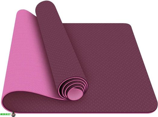 Коврик для йоги и фитнеса Power System Yoga Mat Premium PS-4060 Purple