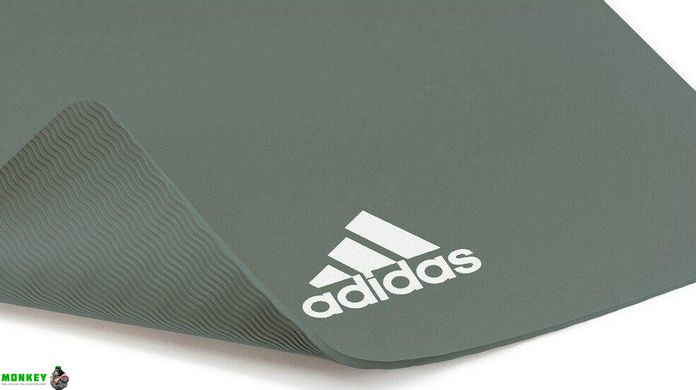 Килимок для йоги Adidas Yoga Mat темно-зелений Уні 176 х 61 х 0,8 см