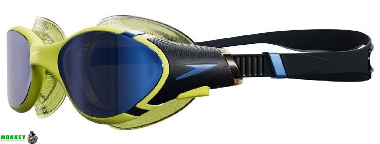 Окуляри для плавання Speedo BIOFUSE 2.0 MIRROR AU жовтий, чорний Уні OSFM