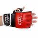 Перчатки для смешанных единоборств MMA кожаные VELO ULI-4033 Красный XL