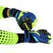 Перчатки вратарские Joma BRAVE 401183-121 (латекс, PL, р-р 8-10, черный-синий-желтый)