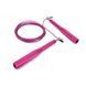 Скакалка швидкісна 4yourhealth Jump Rope Premium 3м металева на підшипниках 6863 Рожева