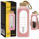 Бутылка для воды спортивная 4FIZJO 750 мл стеклянная Pink (P-5905973404204)