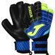 Перчатки вратарские Joma BRAVE 401183-121 (латекс, PL, р-р 8-10, черный-синий-желтый)