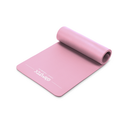 Коврик (мат) для йоги и фитнеса Gymtek NBR 1,5 см розовый