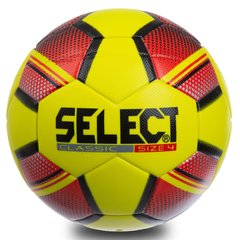 Мяч для футзала SELECT CLASSIC FB-0555 №4 PVC клееный желтый-оранжевый