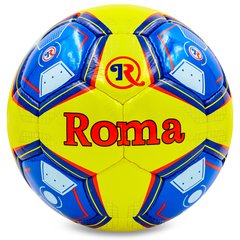 Мяч футбольный ROMA BALLONSTAR T-1069 №5 PU желтый-синий