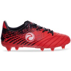 Бутсы футбольная обувь PRIMA 170904B-3 RED/BLACK/WHITE размер 40-45 (верх-PU, красный-черный)