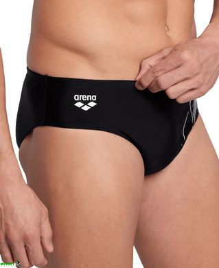 Плавки Arena DIVE SWIM BRIEF чорний, білий Чол 80