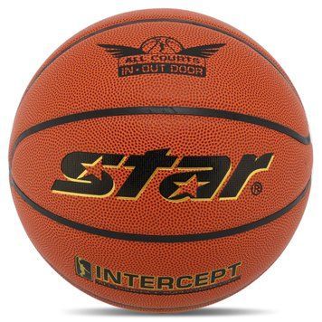 Мяч баскетбольный PU №6 STAR INTERCEPT BB4506 (PU, бутил, оранжевый)