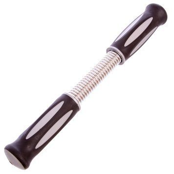Еспандер силовий прут Power Exerciser PRO-SUPRA 510(A) (метал, ручка пластик, гума, l-35,5см, d-4,5мм, чорний-сірий)