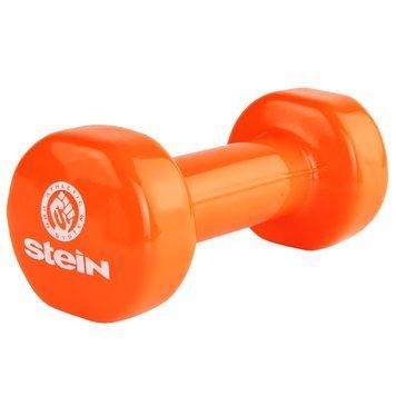Гантель вінілова Stein 2.5 кг / шт / помаранчева