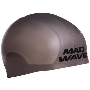 Шапочка для плавания MadWave R-CAP FINA Approved M053115 Серый S