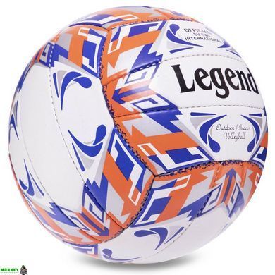 Мяч волейбольный LEGEND VB-3125 Белый-желтый-черный №5 PU