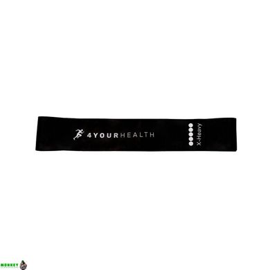 Фітнес резинка 4yourhealth Mini Band Level 5 (15-20кг.) чорна