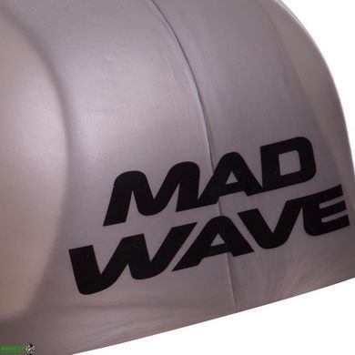 Шапочка для плавания MadWave R-CAP FINA Approved M053115 Серый S
