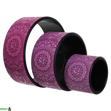 Колесо для йоги набор 3шт SP-Sport Fit Wheel Yoga FI-0086 Черный