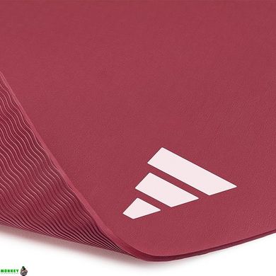 Килимок для йоги Adidas Yoga Mat червоний Уні 176 х 61 х 0,8 см