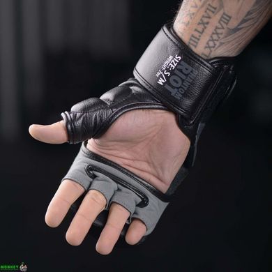 Перчатки для ММА Phantom RIOT Black L/XL (капа в подарок)