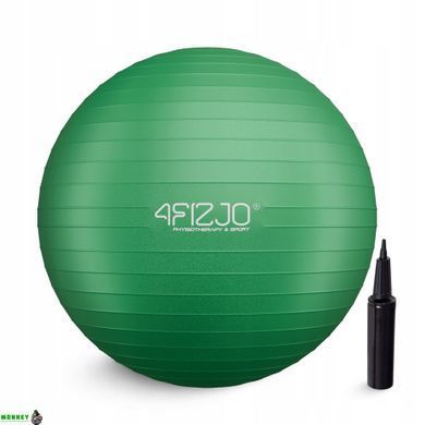 Мяч для фитнеса (фитбол) 4FIZJO 75 см Anti-Burst 4FJ0029 Green