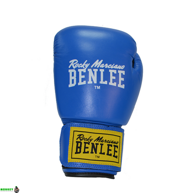 Перчатки боксерские Benlee FIGHTER 10oz /Кожа /сине-черные