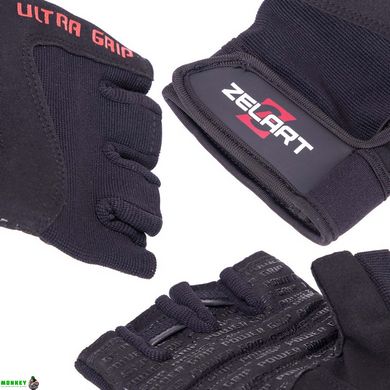 Перчатки спортивные Zelart SB-161567 S-XXL черный