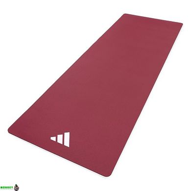 Килимок для йоги Adidas Yoga Mat червоний Уні 176 х 61 х 0,8 см