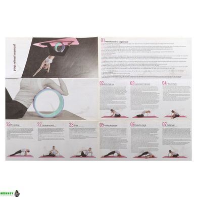 Колесо для йоги набор 3шт SP-Sport Fit Wheel Yoga FI-0086 Черный