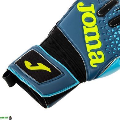 Рукавички воротарські Joma PREMIER 401195-301 (латекс, Чорний-синій-жовтий 9 розмір)