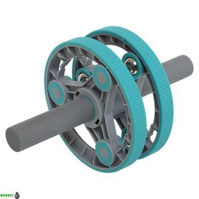 Колесо для преса 3 в 1 універсальний компактний фітнес-набір Multipurpose compact fitness set Yogaplus FI-9377 Синій