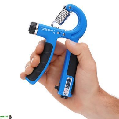Эспандер кистевой Cornix 5-60 кг с регулируемой нагрузкой и счетчиком XR-0263 Blue/Black