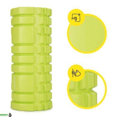 Масажний ролик Cornix EVA 33 x 14 см (валик, роллер) XR-0034 Green