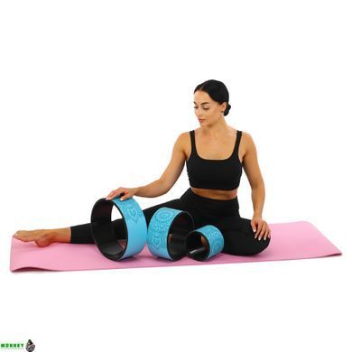 Колесо для йоги набор 3шт SP-Sport Fit Wheel Yoga FI-0086 Черный