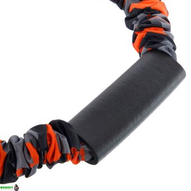 Эспандер трубчатый с ручками в защитном рукаве Zelart FI-7833-35 35LB нагрузка-16кг цвета в ассортименте