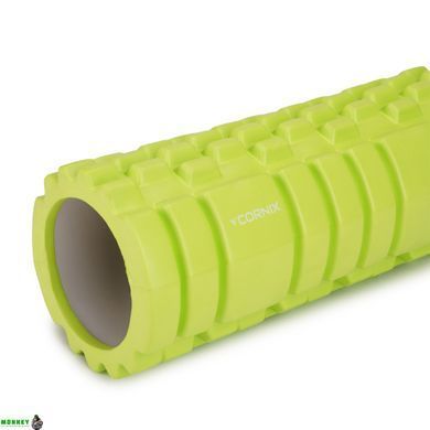 Масажний ролик Cornix EVA 33 x 14 см (валик, роллер) XR-0034 Green