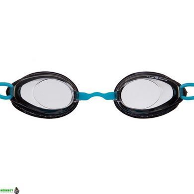 Окуляри для плавання MadWave HONEY M042718 Чорний-блакитний
