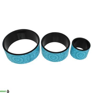 Колесо для йоги набор 3шт SP-Sport Fit Wheel Yoga FI-0086 Черный