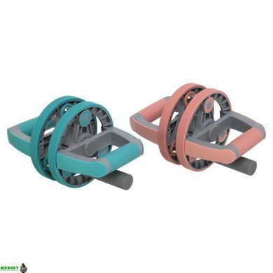 Колесо для преса 3 в 1 універсальний компактний фітнес-набір Multipurpose compact fitness set Yogaplus FI-9377 Синій