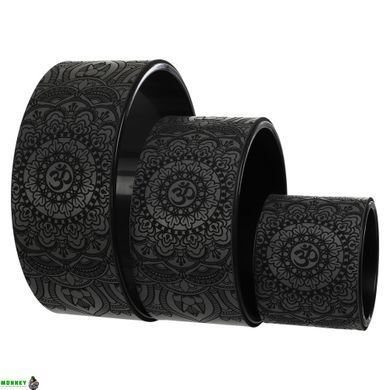 Колесо для йоги набор 3шт SP-Sport Fit Wheel Yoga FI-0086 Черный